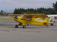 N38834 @ KLPC - 1st Aircraft I soloed on display at the Lompoc Piper Cub Fly-in - by Nick Taylor Photography