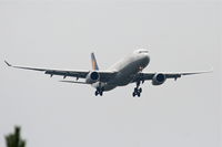 D-AIKH @ KORD - Lufthansa Airbus A330-343X, DLH436 arriving from EDDL/Dusseldorf, RWY 10 approach KORD. - by Mark Kalfas