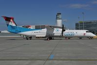 LX-LGE @ LOWW - Luxair Dash 8-400 - by Dietmar Schreiber - VAP
