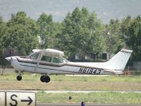 N61943 @ POC - Lifting off westbound from runway 26L - by Helicopterfriend