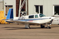 OO-DFJ @ EGNX - Belgian registered 1995 Mooney M-20J 201, c/n: 24-0717 parked at East Midlands
