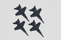 163705 @ KDVN - Quad Cities Air Show. 163705 is #1 lead - by Glenn E. Chatfield