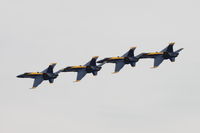 163705 @ KDVN - Quad Cities Air Show.  163705 is lead bird, #1 - by Glenn E. Chatfield