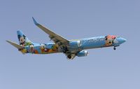 N318AS @ KLAX - Landing at LAX - by Todd Royer