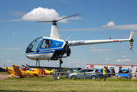G-ISMO @ EGBG - 1988 Robinson Helicopter Co Inc ROBINSON R22 BETA, c/n: 0870 at Leicester - by Terry Fletcher