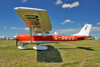 G-AWUU @ EGBG - 1968 Reims Aviation Sa CESSNA F150J, c/n: 0408 at Leicester - by Terry Fletcher