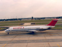 N9332 @ IAD - Northwest - by Henk Geerlings