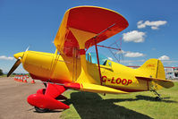 G-LOOP @ EGBG - 1973 Mallison D PITTS S-1C (4 AILERON), c/n: 850
resident at Leicester - an explosion of colour on a blue sky day !! - by Terry Fletcher