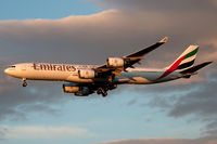 A6-ERD @ LOWW - A6-ERD in the last sunlight this evening