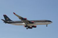JY-AIB @ KORD - Airbus A340-200 - by Mark Pasqualino