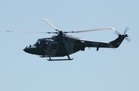 XZ192 @ EGFH - Royal Marines Lynx from 847 NAS based at RNAS Yeovilton. Flyby after visiting RAF Pembrey Sands Air Weapons Range (EGOP). - by Roger Winser