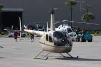 N4471J - Robinson R44 leaving Heliexpo Orlando - by Florida Metal