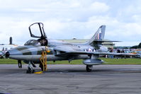 G-BXFI @ EGBP - parked on the flight line prior to its display at the Cotswold Airshow - by Chris Hall