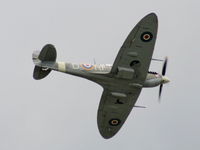AB910 @ EGBP - BBMF Spitfire displaying at the Cotswold Airshow 2011 - by Chris Hall