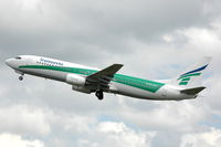 PH-HZV @ EHAM - Transavia Airlines Boeing 737-800 in an older colourscheme. - by Henk van Capelle