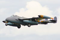 G-VENM @ EGBP - Aviation Heritage Venom displaying at the Cotswold Airshow 2011 - by Chris Hall