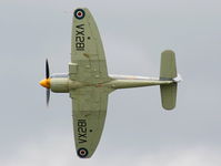 G-RNHF @ EGBP - Royal Navy Historic Flight Sea Fury displaying at the Cotswold Airshow 2011 - by Chris Hall