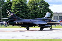 G-VETA @ EGBP - parked on the flight line prior to its display at the Cotswold Airshow - by Chris Hall