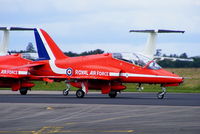 XX266 @ EGBP - back tracking up the runway after its display at the Cotswold Airshow - by Chris Hall