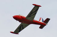 G-BVEZ @ EGBP - Newcastle Jet Provost Company's T3 displaying at the Cotswold Airshow - by Chris Hall