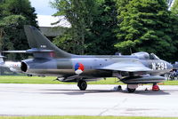 G-KAXF @ EGBP - parked on the flight line prior to its display at the Cotswold Airshow - by Chris Hall