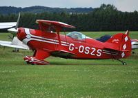 G-OSZS @ EGLM - Pitts S-2S at White Waltham. Ex SP-FYB - by moxy