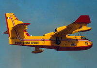 I-DPCX @ LMML - CL-415 I-DPCX Protezione Civile - by raymond