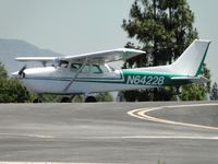N64228 @ CCB - Waiting turn for take off - by Helicopterfriend