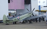 G-KASX @ LFPB - Supermarine (Westland) Seafire Mk XVII at the Aerosalon 2011, Paris