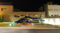 N433UM @ BEH - N433UM University of Michigan Survival Flight picking up patient at Lakeland Heath Care, Saint Joseph, MI - by Mark Parren 269-429-4088