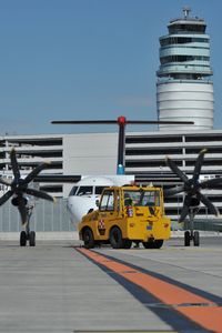 LX-LGE @ LOWW - Luxair Dash 8-400 - by Dietmar Schreiber - VAP