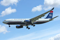 N284AY @ EGLL - US Air 2010 Airbus A330-243, c/n: 1095 at LHR - by Terry Fletcher