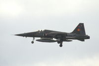 K-3069 @ EHDL - NF-5A fighter-bomber of 314 squadron of the Royal Netherlands Air Force. Here it was being demonstrated at an air show at Deelen air base in the Netherlands, flown by Hans Iseke. - by Henk van Capelle