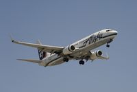 N531AS @ KLAX - Landing at LAX - by Todd Royer