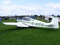 G-AYFD @ EGSX - at the Air Britain flyin - by Chris Hall