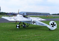 G-FOKR @ EGSX - at the Air Britain flyin - by Chris Hall