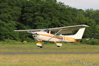 N759HA @ 7B9 - Short final for a soft field landing at Ellington, CT. - by Dave G