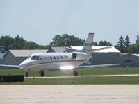 N609QS @ KOSH - Taxiing into the Orion FBO Ramp