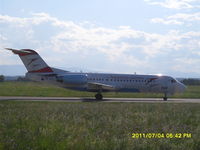 OE-LFL @ LOWG - Fokker 70 nice sound :)