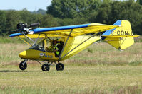 G-CBNJ @ EGCB - 2002 Slaughter Mk, Francis Jl And Hunt M X'AIR 582(11), c/n: BMAA/HB/187 arriving at 2011 Family Fun day - by Terry Fletcher