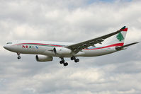 OD-MEB @ EGLL - MEA's 2009 Airbus A330-243, c/n: 998 at Heathrow - by Terry Fletcher
