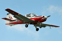 G-BZON @ EGSX - G-BZON (XX528), 1973 Scottish Aviation Bulldog T.1, c/n: BH120/214 at North Weald