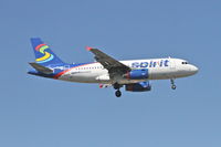 N534NK @ KORD - Spirit Airlines Airbus A319-132, NKS156 arriving from KLAS, RWY 14R approach KORD. - by Mark Kalfas