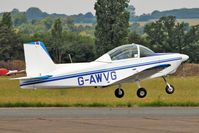 G-AWVG @ EGSX - 1969 Glos Air Airtourer Series 115, c/n: 513 - by Terry Fletcher