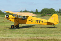 G-BSVH @ EGCB - 1946 Piper J3C-65, c/n: 15360 at 2011 Family Fun Day