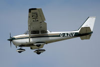 G-AZLV @ EGXW - landing at Waddington