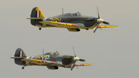 G-HHII @ EGTH - BE505 with Z7015 at Shuttleworth Military Pagent Air Display, July 2011
