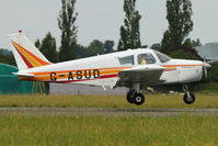G-ASUD @ EGSX - 1964 Piper PA-28-180, c/n: 28-1654 at North Weald - by Terry Fletcher