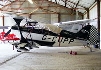 G-CUPP @ EGSL - in the main hangar at Andrewsfield - by Chris Hall