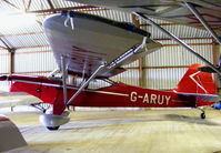 G-ARUY @ EGSL - in the main hangar at Andrewsfield - by Chris Hall